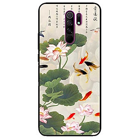 Ốp lưng dành cho Xiaomi Redmi 9 mẫu Tranh Cá Koi