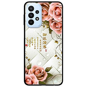 Ốp lưng dành cho Samsung A23 4G - A53 5G - A73 5G - Hoa Hồng Nền Sọc