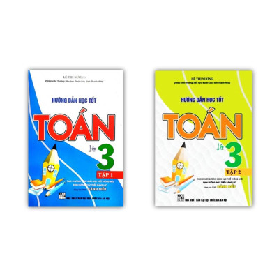 Sách - Combo Hướng Dẫn Học tốt Toán Lớp 3 - Tập 1 + 2 ( Dùng Kèm Sách Giáo Khoa Cánh Diều)