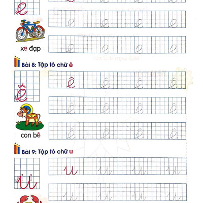 Tủ Sách Bé Vào Lớp 1 - Bé Tập Tô (Tập 2)(Tái Bản)