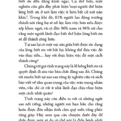 Lãnh Đạo Bằng Lòng Biết Ơn - TRE