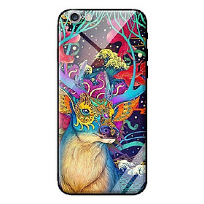 Ốp kính cường lực cho iPhone 6s Hươu Và Cá Rồng - Hàng chính hãng