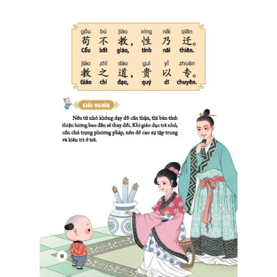 Sách Màu - Tam Tự Kinh - Vương Ứng Lân - Minh Thắng