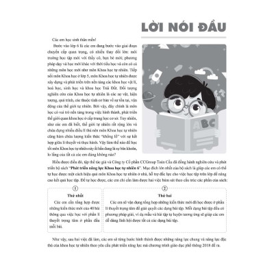 Sách - Phát Triển Năng Lực - Khoa Học Tự Nhiên 6 tập 1 Classic