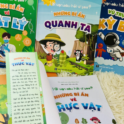 Sách- Những bí ẩn về Vật Lý trong bộ 10 Vạn Câu Hỏi Vì Sao - Tủ sách Em yêu Khoa học (Phiên bản mới nhất)