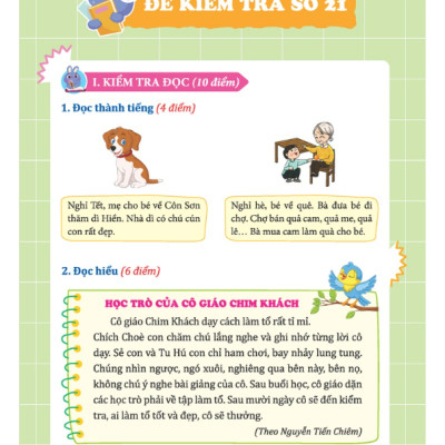 Sách - Bộ đề kiểm tra Tiếng Việt lớp 1 tập 2