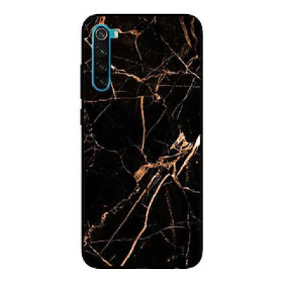 Ốp Lưng in cho Xiaomi Redmi Note 8 Mẫu Nền Đá Hoa 2 - Hàng Chính Hãng