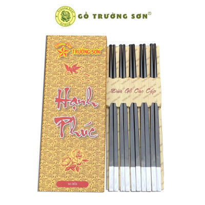 Đũa Gỗ Mun Ghép Nhôm - Đồ Gỗ Thủ Công Mỹ Nghệ Cao Cấp Thương Hiệu Gỗ Trường Sơn