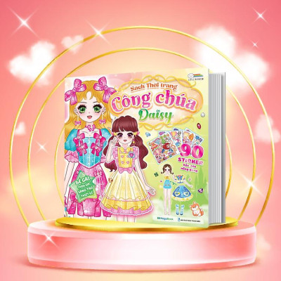 Sách thời trang Công chúa - Sách bóc dán sticker cho bé gái