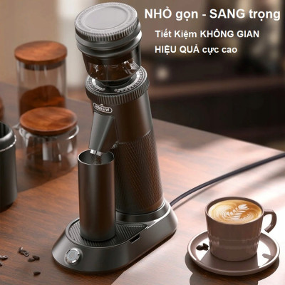 Máy xay hạt cà phê chuyên nghiệp Single Dose, tích hợp 36 chế độ xay, Thương hiệu Mỹ cao cấp HiBREW G5 - Hàng Nhập Khẩu
