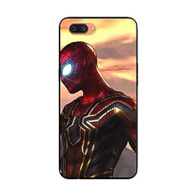 Ốp Lưng Dành Cho Oppo A12e mẫu Người Nhện Nền Đỏ - Hàng Chính Hãng