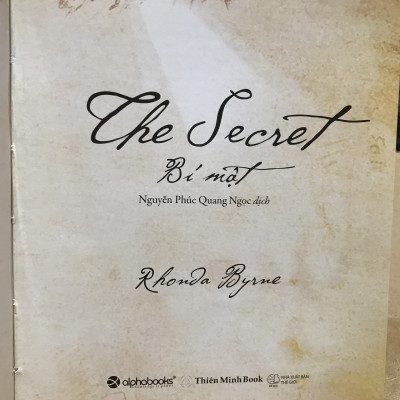Bí mật - The secret ( Tái bản 2021 ) 