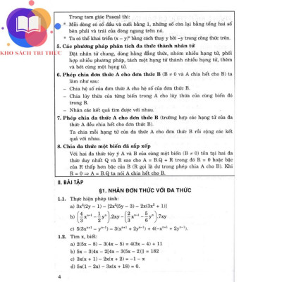 Sách -Toán Thông Minh Và Phát Triển 8 (dùng chung cho các bộ SGK hiện hành)