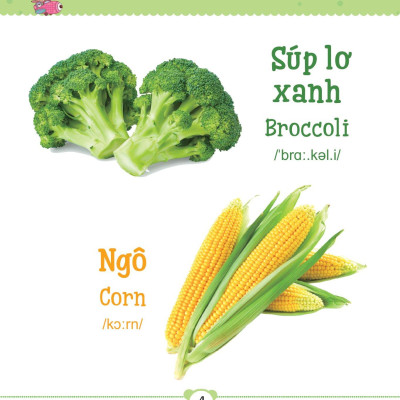 Từ Điển Bằng Tranh Dành Cho Trẻ Em - Rau Củ