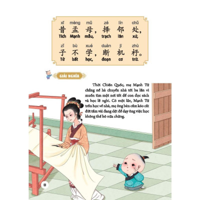 Sách Màu - Tam Tự Kinh - Vương Ứng Lân - Minh Thắng