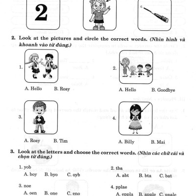 Bài Tập Tiếng Anh 1 (Biên Soạn Theo Bộ Sách Family And Friends 1 National Edition) (HA)