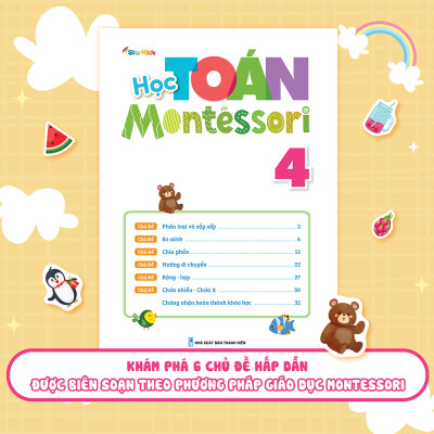 Học Toán Montessori 4 ( Phát triển trí tuệ 4+)