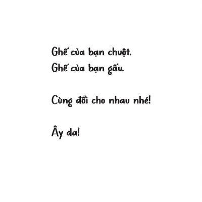 Sách Pop-Up - Cùng Đổi Cho Nhau Nhé