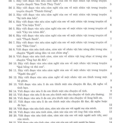 199 Bài Và Đoạn Văn Hay Lớp 4