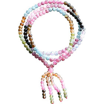 Vòng Chuỗi Tourmaline Đa Sắc 4mm Brazil Ngọc Quý Gemstones GA20
