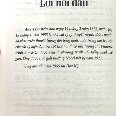 Kể Chuyện Cuộc Đời Các Thiên Tài: Albert Einstein - Tuổi Thơ Gian Khó Và Cuộc Đời Khoa Học Vĩ Đại