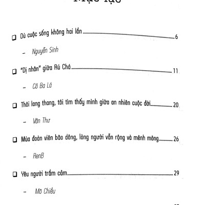 Và Khi Lạc Lối - Những Điều Tốt Đẹp Đang Có Cả Trên Đời