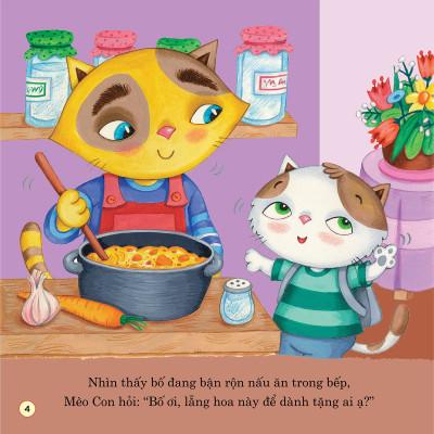 Mèo Con Có Em Gái Nhỏ - Bộ Sách Bồi Dưỡng Nhân Cách Và Tâm Hồn Trẻ - Từ 0-3 Tuổi