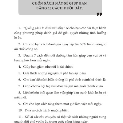 Sách - Quẳng Gánh Lo Đi & Vui Sống - Tiên Phong Books