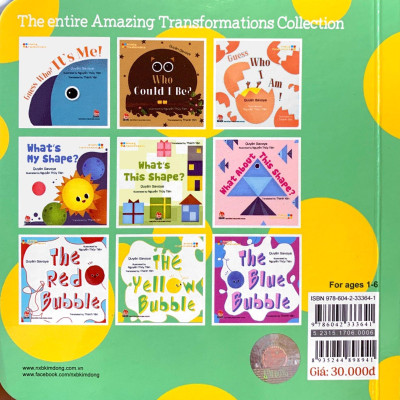 Amazing Transformations - The Yellow Bubble - Bìa Cứng