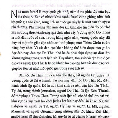 Lịch Sử Israel - Câu Chuyện Về Sự Hồi Sinh Của Một Dân Tộc