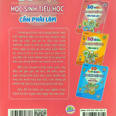 30 Việc Học Sinh Tiểu Học Cần Phải Làm (Tái Bản 2023)