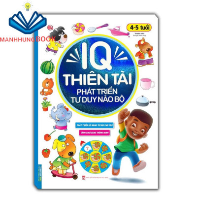 Sách-Combo 2c IQ thiên tài 3 - 4 tuổi & IQ thiên tài 4 - 5 tuổi