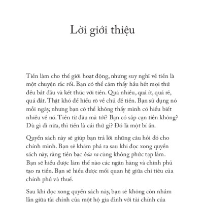 Hiểu Đúng Về Tiền _TRE