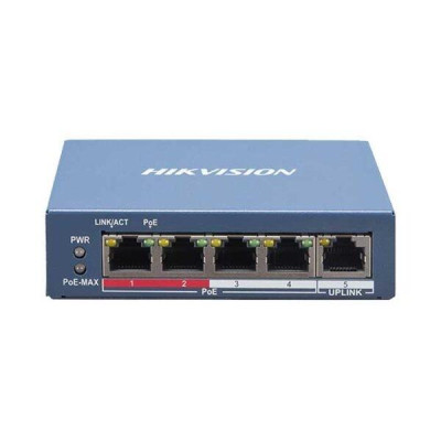Bộ chia HIKVISION Smart Switch PoE 4 cổng DS-3E1105P-EI/DS-3E1105P-EI/M - Hàng chính hãng