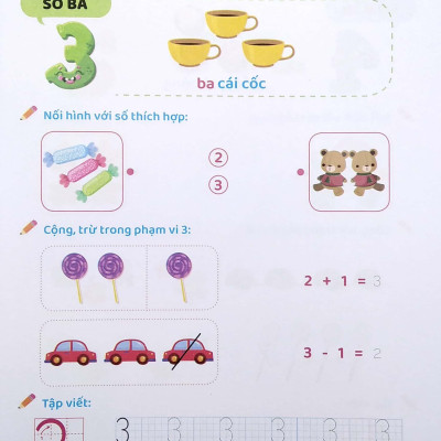 Chuẩn Bị Vào Lớp 1 - Vở Bé Làm Quen Với Toán (Dành Cho 5-6 Tuổi)