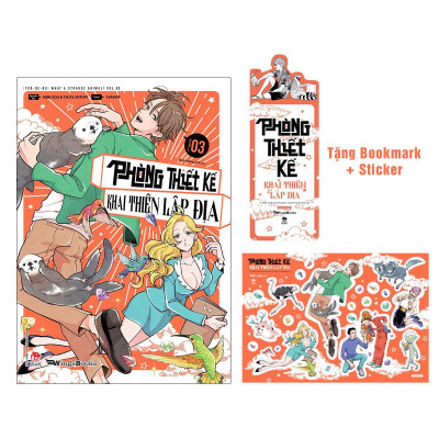 Phòng Thiết Kế Khai Thiên Lập Địa - Tập 3 - Tặng Kèm Bookmark + Sticker