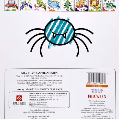 Cuốn Sách Tô Màu Đầu Tiên Của Tớ - Halloween