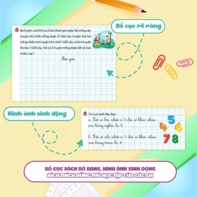 Sách - Vở Bài Tập Toán Tăng Cường Lớp 4 - Tập 1 - Theo Sách Giáo Khoa Kết Nối Tri Thức Với Cuộc Sống - Megabook