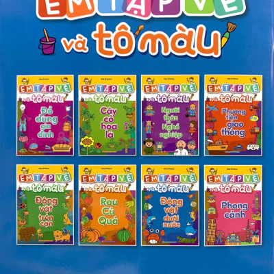 Em Tập Vẽ Và Tô Màu - Động Vật Dưới Nước