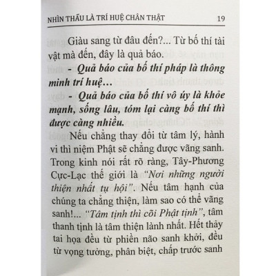 Sách - Nhìn Thấu Là Trí Huệ Chân Thật - Tịnh Không Pháp Sư - Anan Books