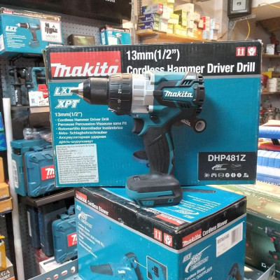 MÁY KHOAN BÚA, VẶN VÍT DÙNG PIN 18V (1.5 - 13 MM) MAKITA DHP481Z (KHÔNG KÈM PIN VÀ SẠC) - HÀNG CHÍNH HÃNG