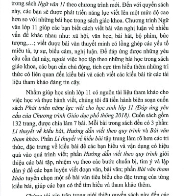 Sách - Phát Triển Năng Lực Viết Cho Học Sinh Lớp 11