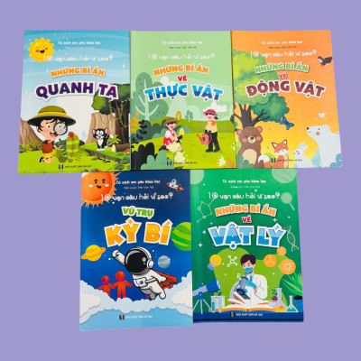 Sách- Những bí ẩn về Vật Lý trong bộ 10 Vạn Câu Hỏi Vì Sao - Tủ sách Em yêu Khoa học (Phiên bản mới nhất)