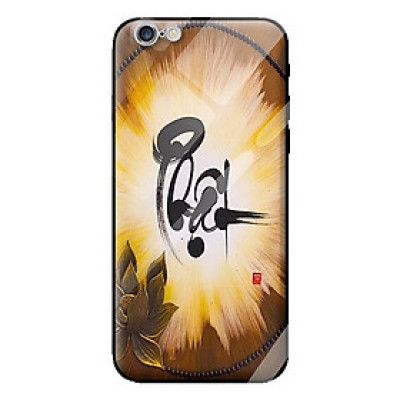 Ốp kính cường lực cho iPhone 6s thư pháp 27 - Hàng chính hãng