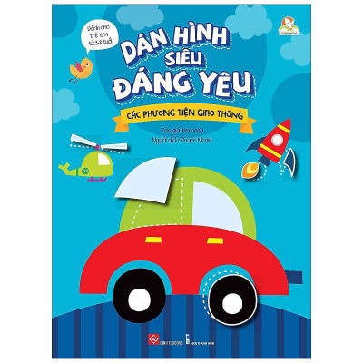 Sách - Dán Hình Siêu Đáng Yêu - Combo 6 Cuốn - Đinh Tị Books