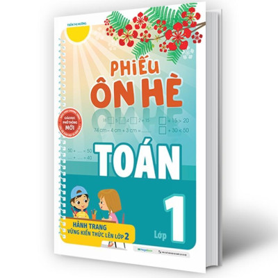 Sách - Phiếu Ôn Hè Toán Lớp 1 - Megabook
