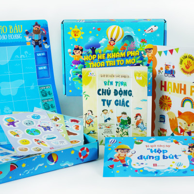 Sách - Hộp Hè Khám Phá, Thỏa Trí Tò Mò – Mở Ra Thấy Mùa Hè cho trẻ từ 6 tuổi – Đinh Tị Books