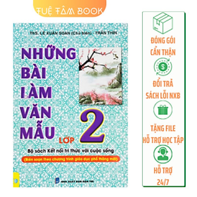 Sách - Những bài làm văn mẫu lớp 2 (Kết nối tri thức với cuộc sống)