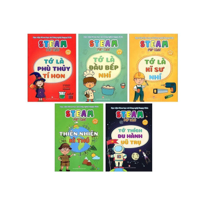 Sách - Bộ Sách Steam For Kids - Khám Phá Các Thí Nghiệm Khoa Học Tương Tác Dành Cho Trẻ Em Từ 3-6 Tuổi - NXB Phụ Nữ