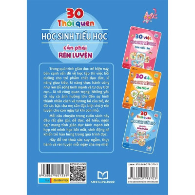 30 Thói Quen Học Sinh Tiểu Học Cần Phải Rèn Luyện ( Tái Bản ) - Bản Quyền